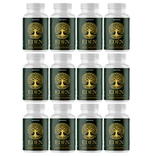 Eden Capsules Intestinal Flora & Digestive Support Supplement - 12 Bottles