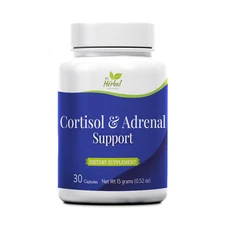 Cortisol & Adrenal Support – Stress & Hormone Balance Formula – Herbal