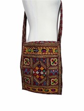 Boho Embroidered Crossbody Bag Vintage Style Tribal Hippie Festival Shoulder Bag