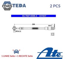 837847-03003 BREMSSCHLAUCH BREMSLEITUNG HINTEN ATE 2PCS FÜR AUDI Q7,Q8,4MG,4MN