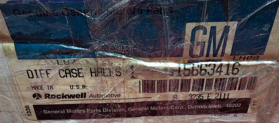 Rockwell Differential Case Flange Half GM 15663416 A3235E2111 3.91-4.56 ...