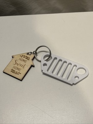 Jeep Inspired Grill keychain Multiple Colors to Choose From Fun Gift for Jeeps