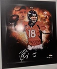 Peyton Manning Autographed 20x24 Framed “In Focus” Photo Fanatics COA