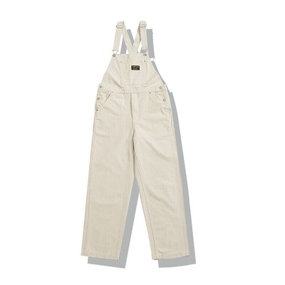 Spring Men Worker Cargo Trousers Overalls Motorcycle Biker High Back Pants