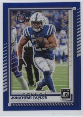 2025 Panini Donruss Optic Blue Prizm 1/249 Jonathan Taylor #49 rw6