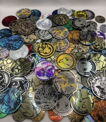 Pokémon TCG Coin Lot: 109 Total Coins: Used / Duplicates / Varying Conditions