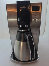 Mr Coffee Optimal Brew 10 Cup Programmable Coffee Maker Thermal Carafe Stainless