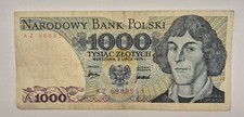 Poland banknote 1000 zlotych  1975 VF Very Fine 