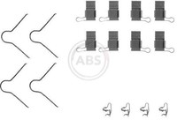 A.B.S. ZubehöRsatz Scheibenbremsbelag 1089Q FüR Vw Toyota Corolla Taro Hilux 3 5