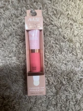 Amuse Liquid Blush Cotton Tip Applicator Puff Blush Pink Whisper New In Box