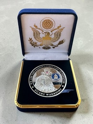 Central Intelligence Agency CIA Special Agent Challenge Coin in Velvet Case