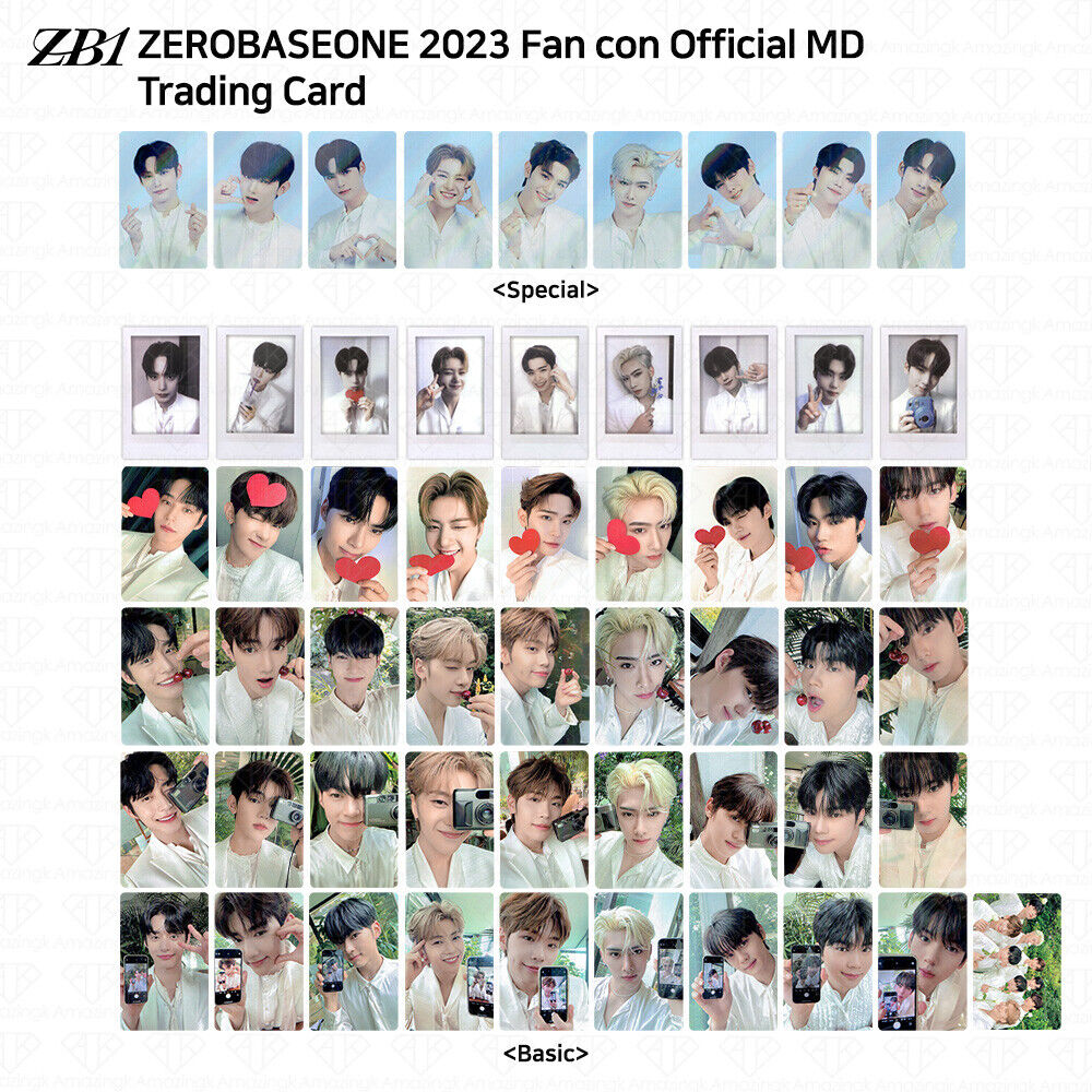ZEROBASEONE ZB1 2023 Fan Con Official MD Trading Card ZEROBASEONE ZB1 2023 Fan Con Official MD Trading Card