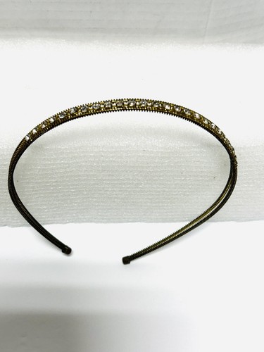 Antique Style Prong Rhinestone Headband One Size VTG