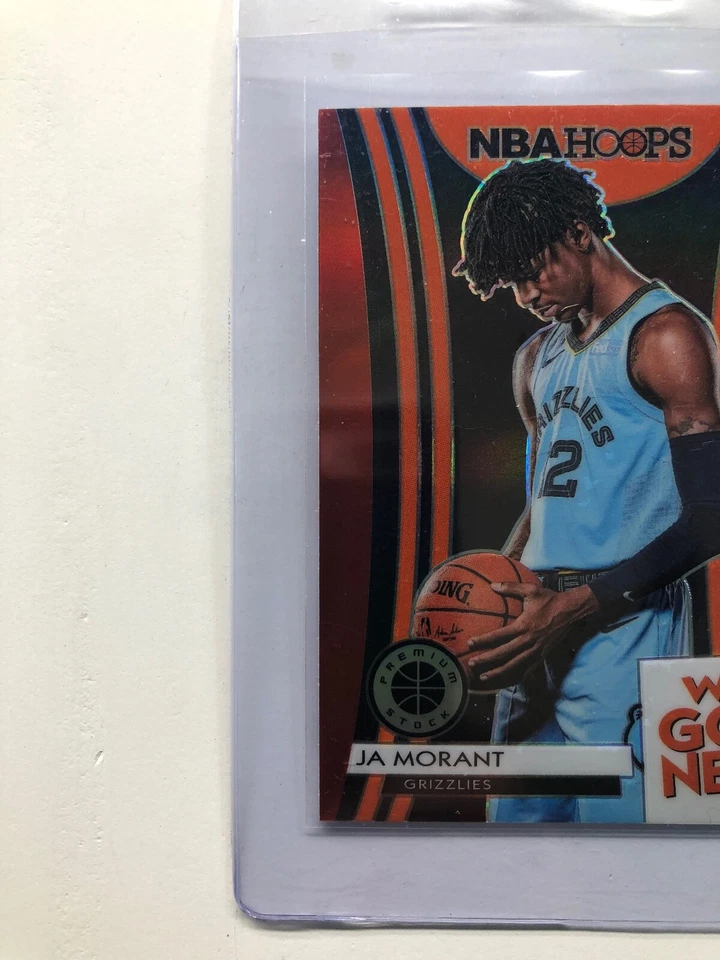 2019-20 PANINI HOOPS PREMIUM RED PRIZM WE GOT NEXT Ja Morant #19 - Image 2 of 4