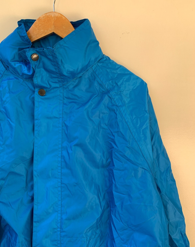 RAINBIRD Size XL Unisex STOWaway Raincoat Jacket Blue Zippered Front Hood - Picture 5 of 20
