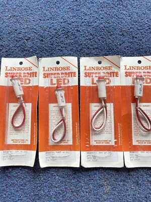 RED - LED 24V AC/DC - 1/2'' Diameter B1091M1-24v - Linrose Super-Brite LED