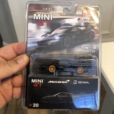 MINI GT 20 chase McLaren Senna Onyx Black