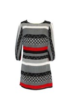 women: B. DARLIN Slit Sleeve Sheer Lined Dress (Size 5/6)