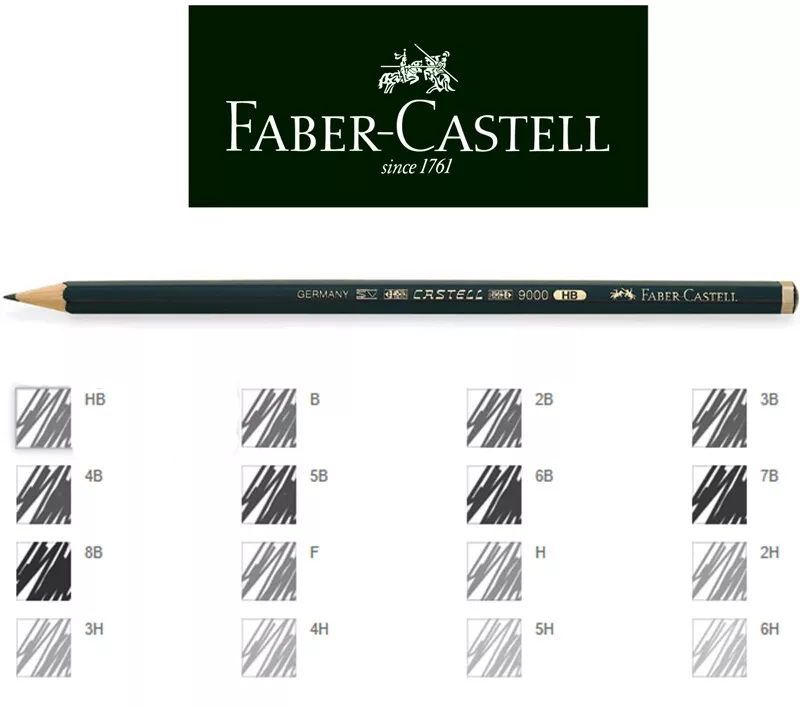 Faber Castell Pencil 9000 8b