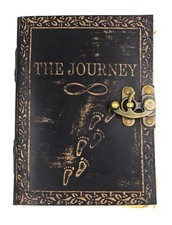 Vintage leather Bound Journal Antique Handmade Notebook/Diary/Sketchbook foot