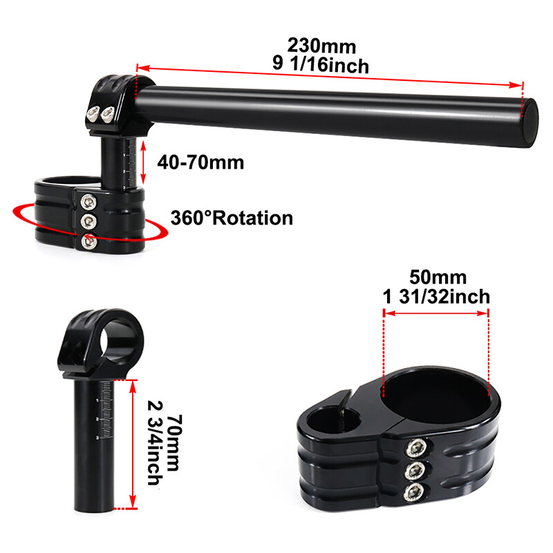 Separate Racing Clip Ons Handlebar Aftermarket Fit For Separate Racing Clip Ons Handlebar Aftermarket Fit For