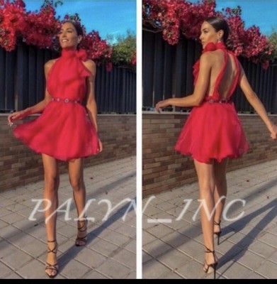 zara mini organza dress