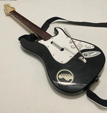 Untested For PS3 PS4 Rock Band Harmonix PSGTS2 Fender Stratocaster Black Guitar