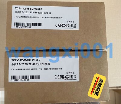 1PCS NEW MOXA TCF-142-M-SC Fiber optic converter FedEx DHL Fast Delivery