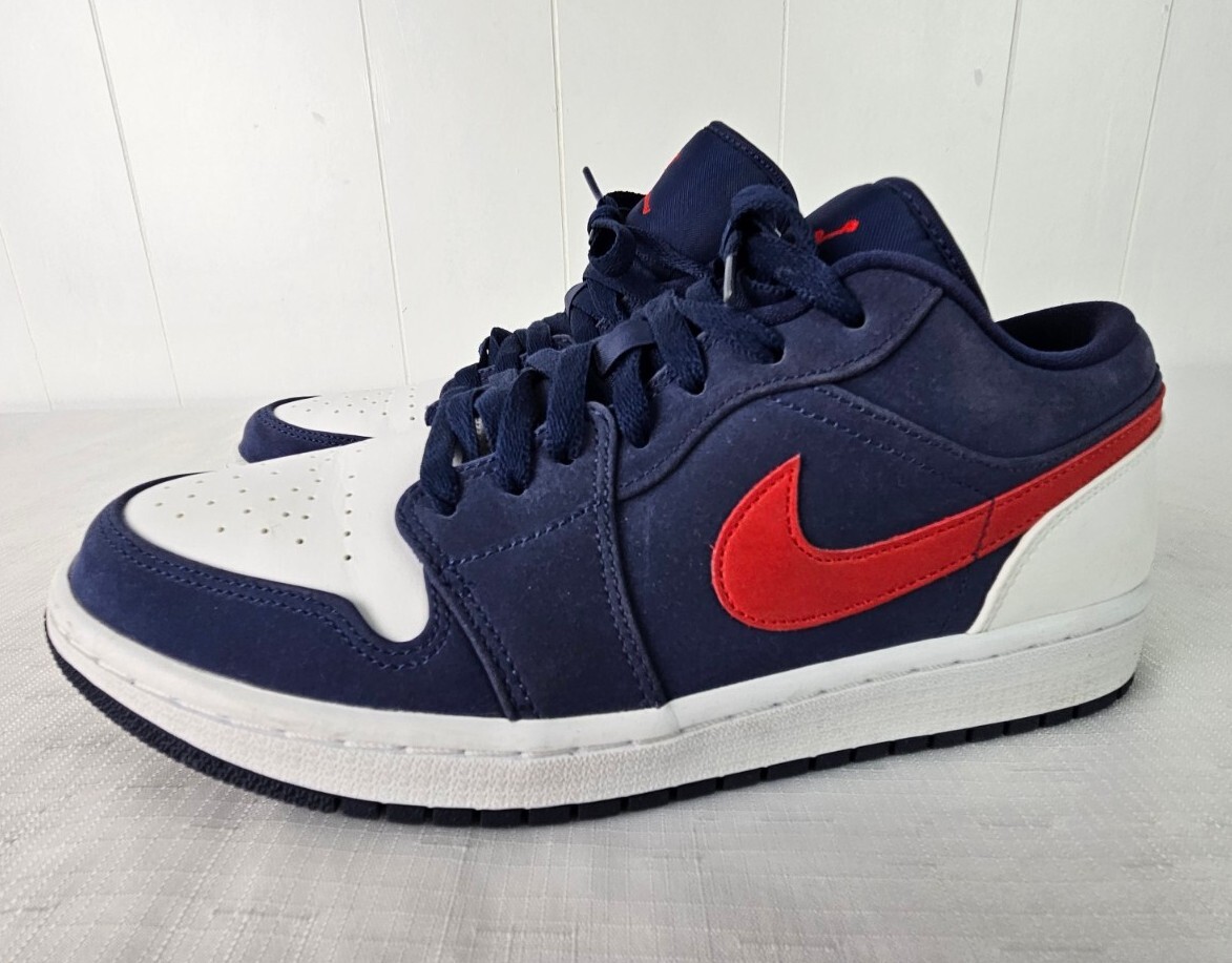 Nike Air Jordan Low USA CZ 8454-400 Blue Red White Size