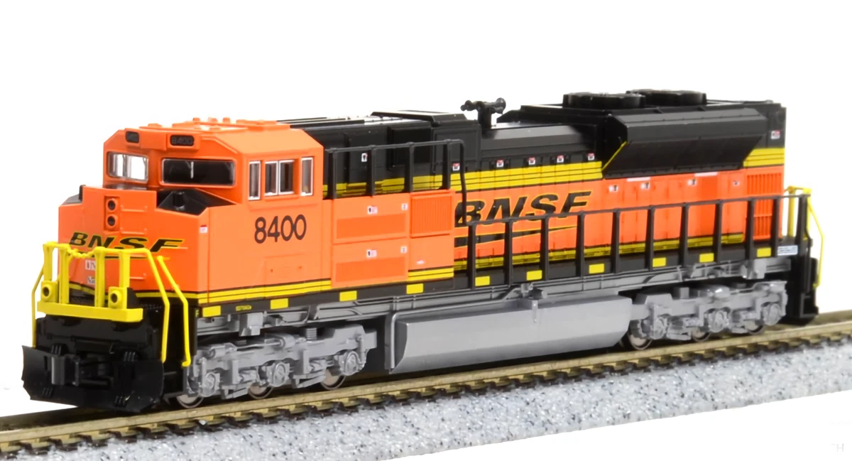 BNSF Railway N Orange Diesel Locomotive Model Railroad Locomotives