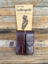 Don Hume 850A FF Brown Double Magazine Carrier For GLOCK HK H&K Sig USP M13