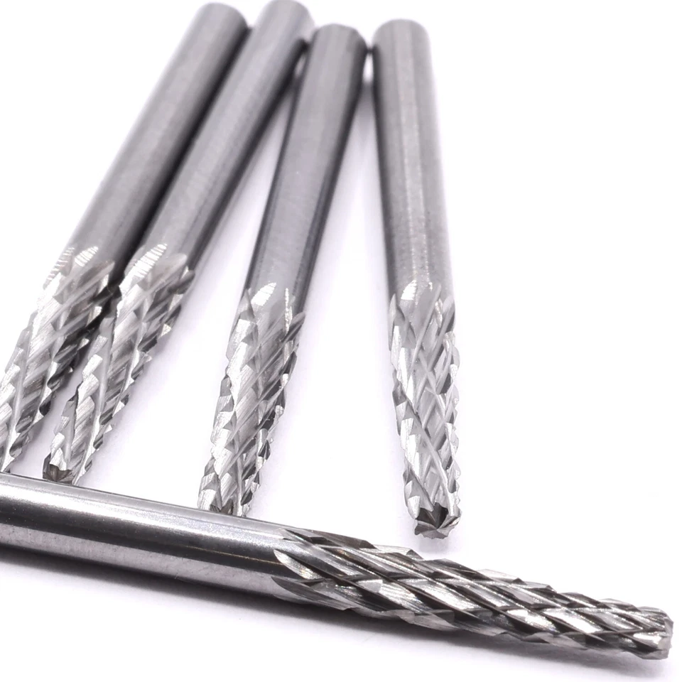 5x VHM Schaftfräser 2 mm Frässtifte Fräser Gravur für Dremel Proxxon Zubehör - Bild 4 von 4