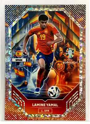 CARD UEFA EURO Germany 2024 L. SPA YAMILE YAMAL RC Landmark Rookie Spain Foil