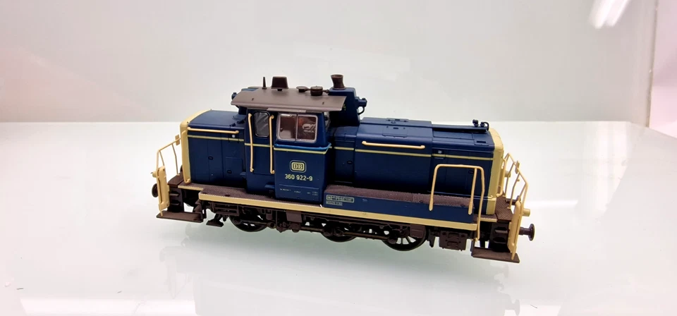 (M) H0 ROCO 43621 DB 360 922-9 Diesellok Rangierlok blau analog DC OVP - Bild 4 von 4