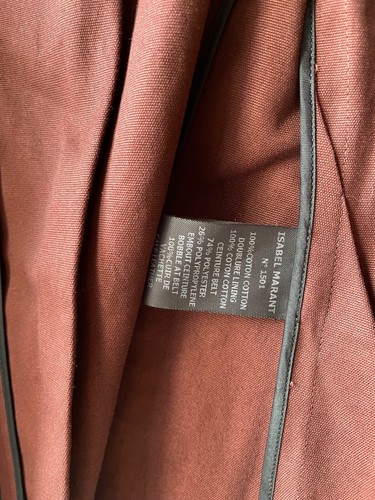 Isabel Marant Women’s Burgundy Red Blazer Jacket Size 3 / L - Picture 6 of 7
