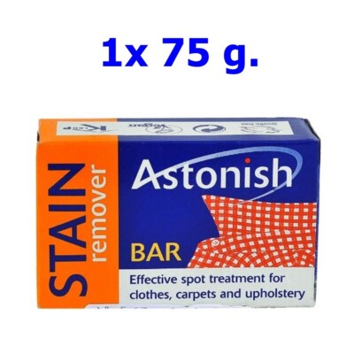 Astonish Fleckenentferner-Riegel für Kleidung Teppiche Vorwäsche Stoffe 75 g.