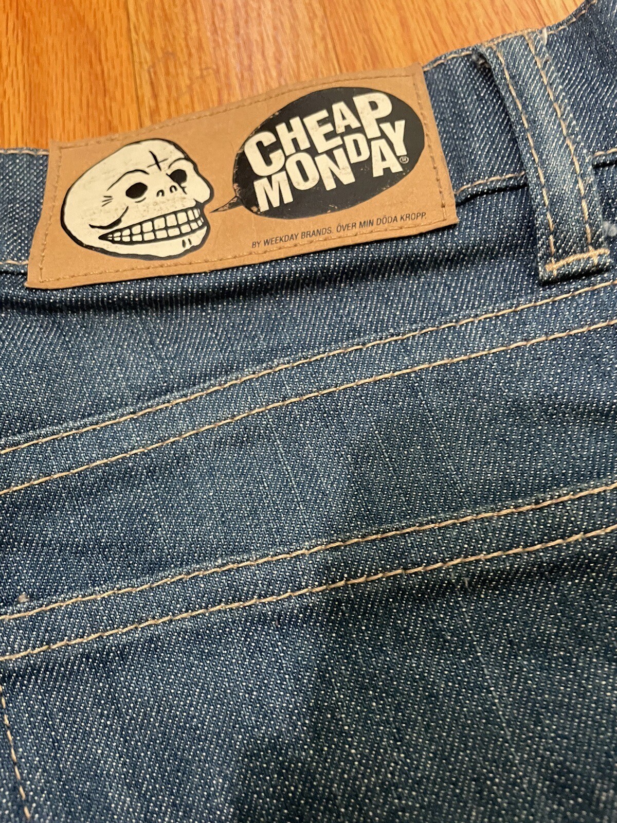 Cheap Monday Skinny Jeans 28/32 Blue Denim Tight It Blue Dry