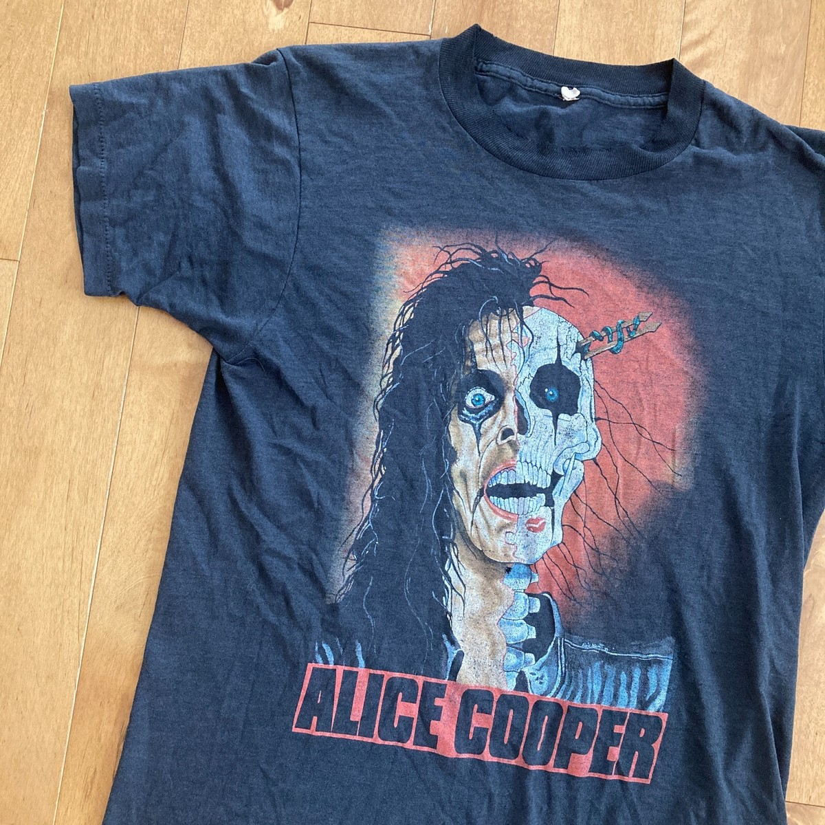 1989 Alice Cooper Trash Album Tee Vintage 1980s Rock Concert