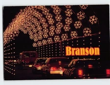 Postcard Ozark Mountain Christmas Branson Missouri USA