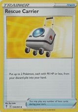 154/203 RESCUE CARRIER | UNCOMMON | EVOLVING SKIES POKEMON CARD