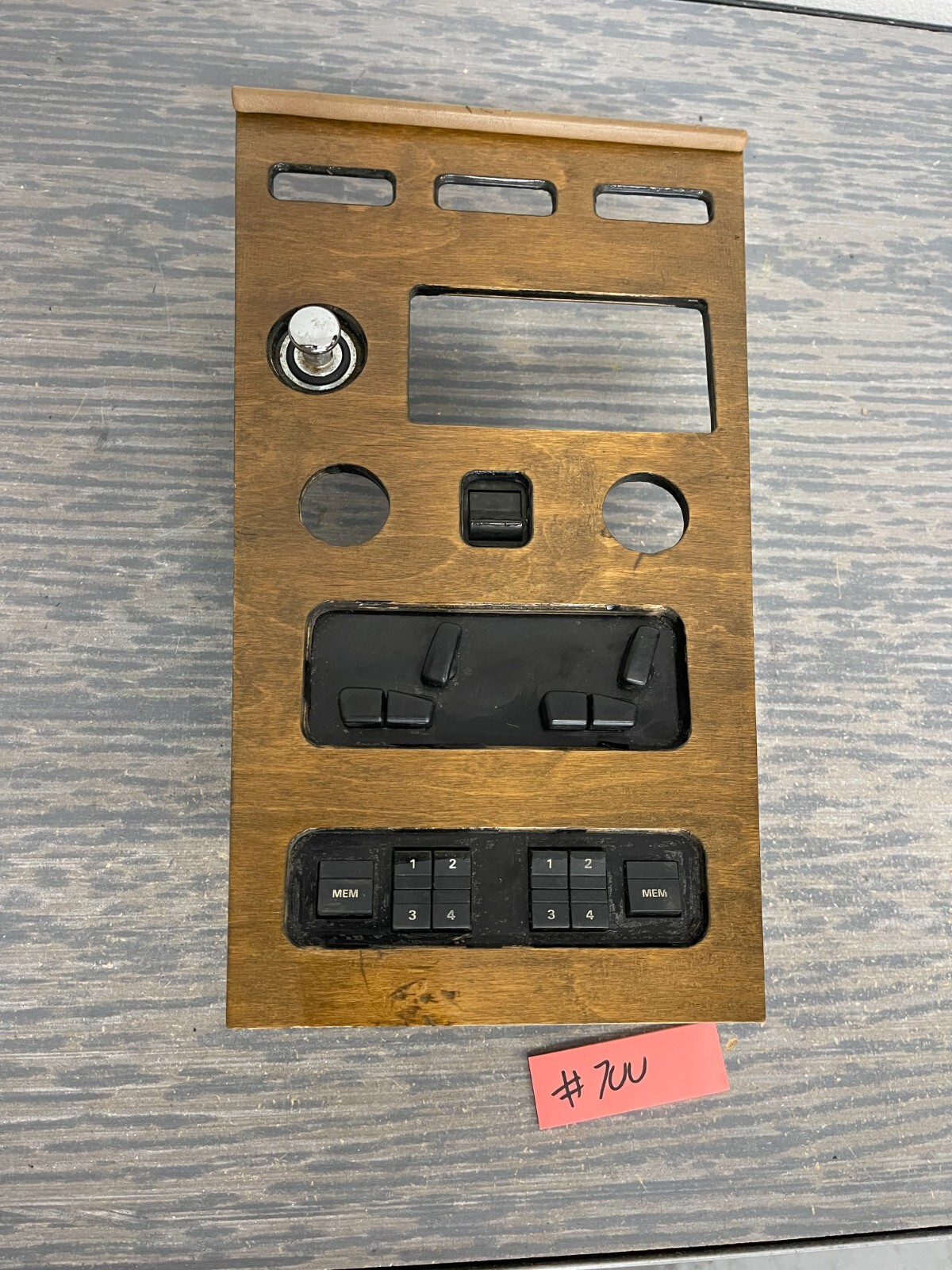 1988-1992 Bentley Mulsanne OEM Wood & Console Seat Switches   #700