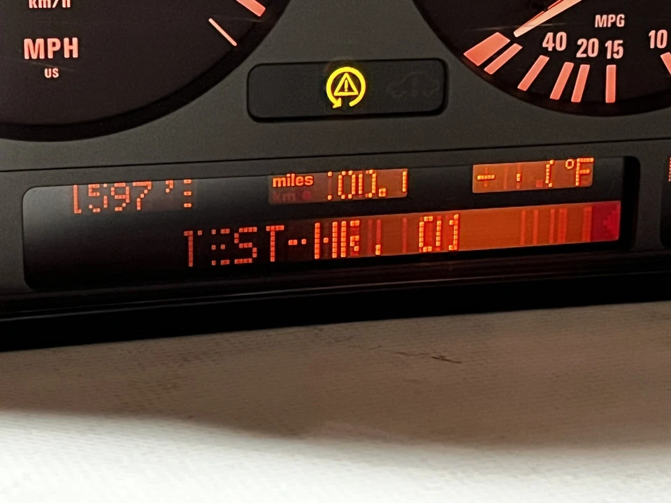 Cuadro de instrumentos BMW E38 1998 740i 740iL 750iL 159 k millas *piezas/reparación* Foto 2 de 4