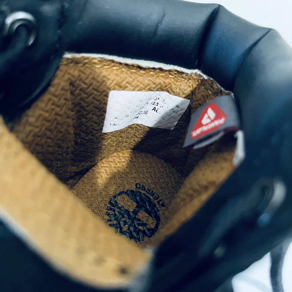 Toddler TIMBERLAND Black Suede Boots Childrens Unisex Size 5.5 US 21 EU - Image 3 of 4