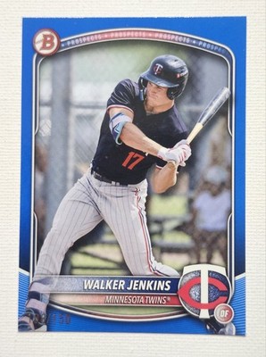 2025 Bowman Draft - Walker Jenkins #BD-159 Blue /150 (RC)