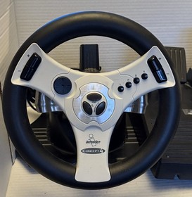InterAct Concept 4 Racing Wheel & Pedals For Sega Dreamcast