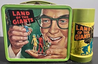 1968 Aladdin Land of the Giants Metal Lunchbox & Thermos