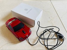 Mercedes-Benz Red Wired Car Shaped USB Mouse Unused/Tested