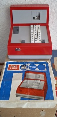 DDR Spielzeug Kaufmannsladen Wage Kasse Geld Deko Piko gross Rarität