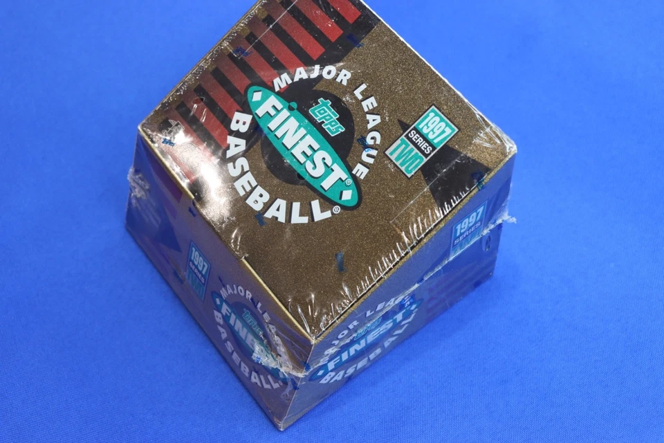 1997 Topps FINEST Baseball Series 2 Hobby Box SEALED 24 Packs Refractors Cards - Image 3 of 4