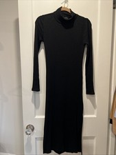 Women’s Banana Republic Long Sleeve Sweater Dress Black Size XS